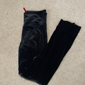 Spanx Velvet Leggings Black
